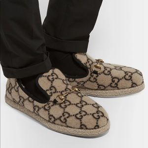 Nib Auth Gucci Fria Gg Horsebit Wool 